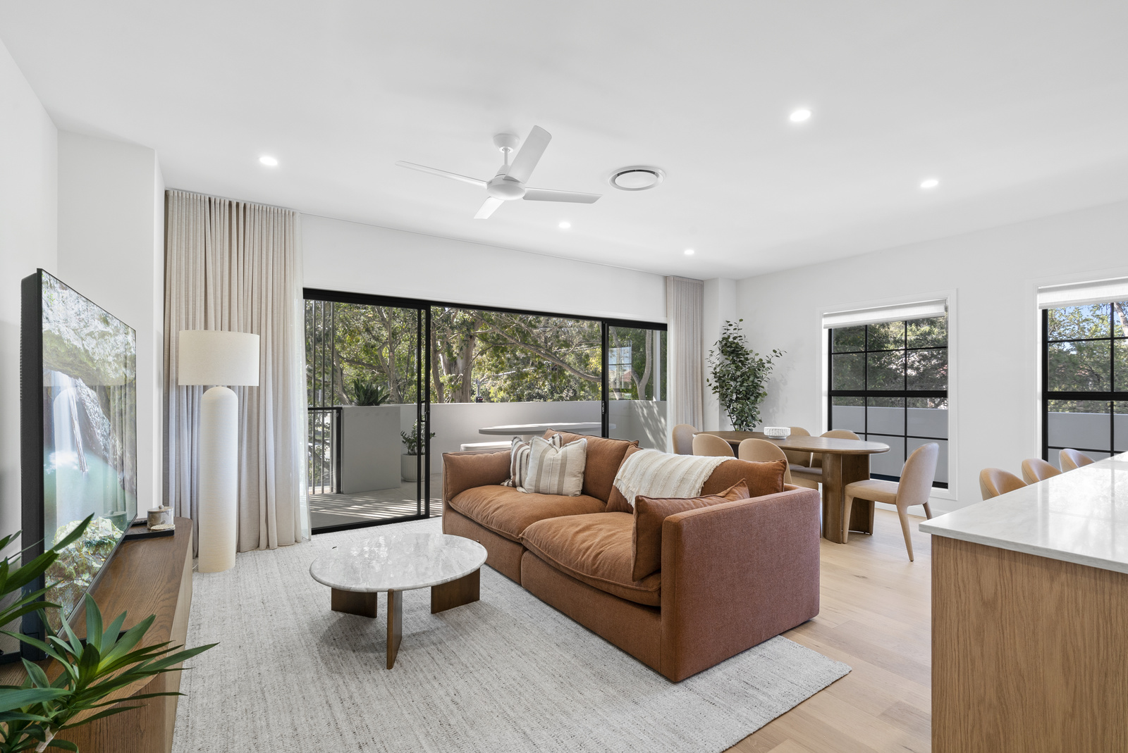 The Violet living room